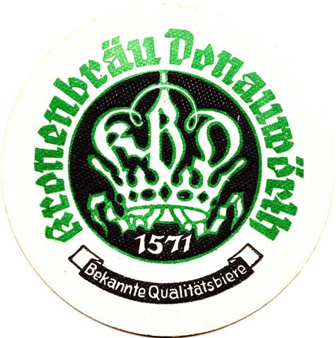 donauwrth don-by kronen rund 1ab (215-bekannte qualitt-schwarzgrn)